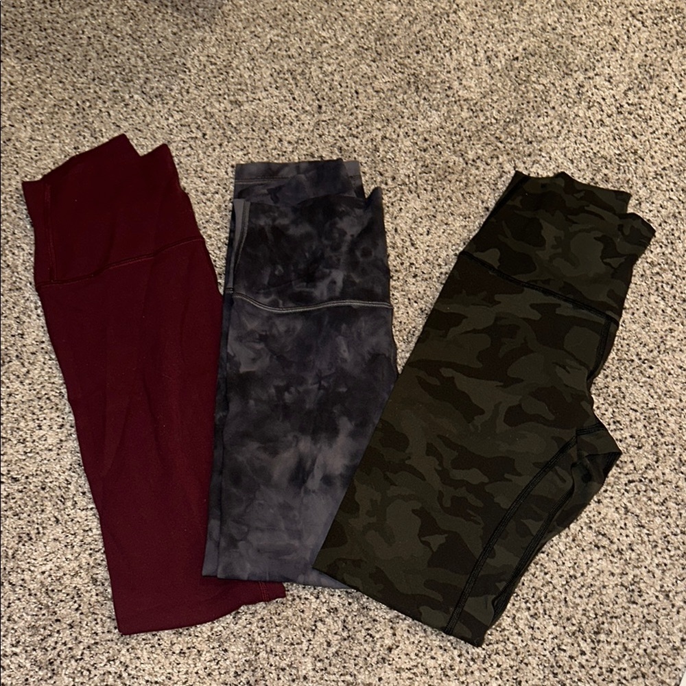 Lululemon leggings set and hawthorn leggings from Amazon